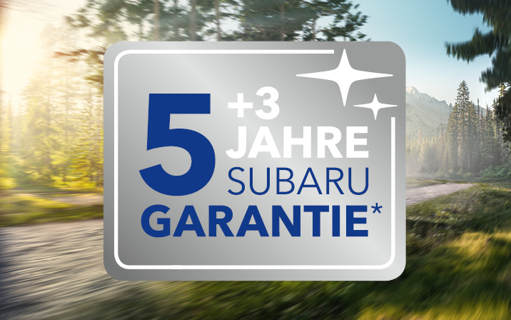 Subaru Garantie 5 + 3 Jahre Badge